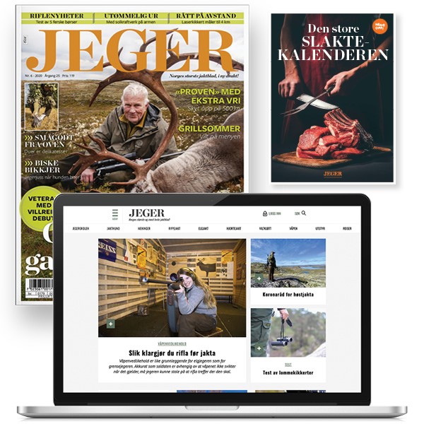 Jeger abonnement med gratis kalender Jeger abonnement med gratis kalender