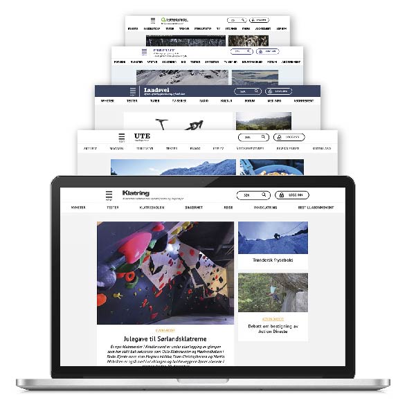 Digitalt abonnement Klatring alt inkludert Digitalt abonnement Klatring alt inkludert