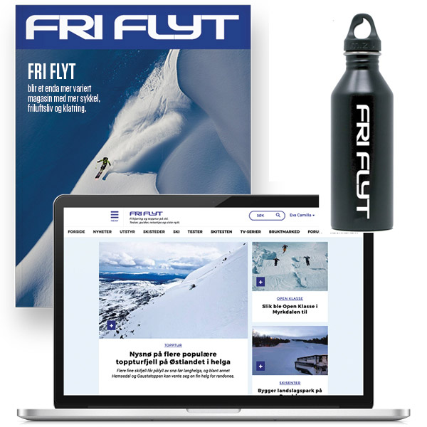 Fri Flyt abonnement og Mizu flaske Fri Flyt abonnement og Mizu flaske